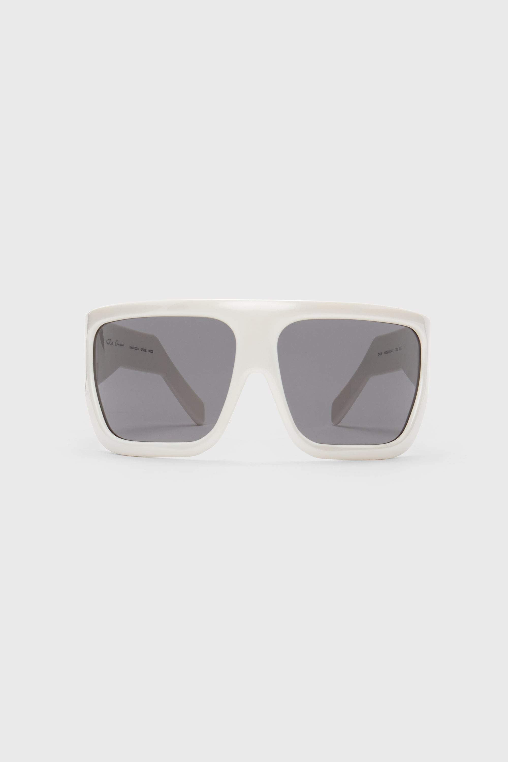 RICK OWENS - SUNGLASSES DAVIS PEARL TEMPLE/BLACK LENS – LABSTORE WORLD