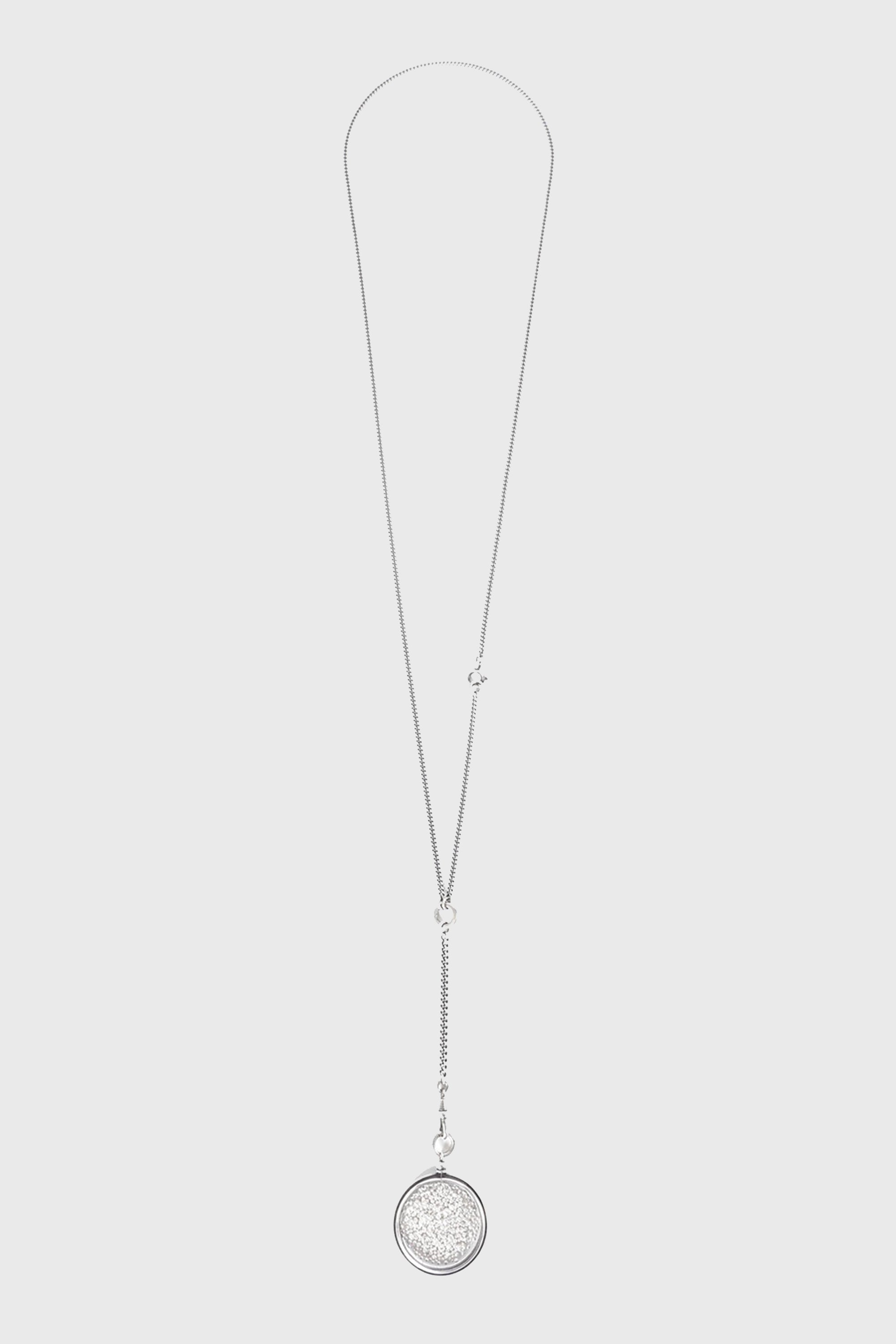 ANN DEMEULEMEESTER - ELSU MEDAILLON NECKLACE FILLED WITH LITTLE