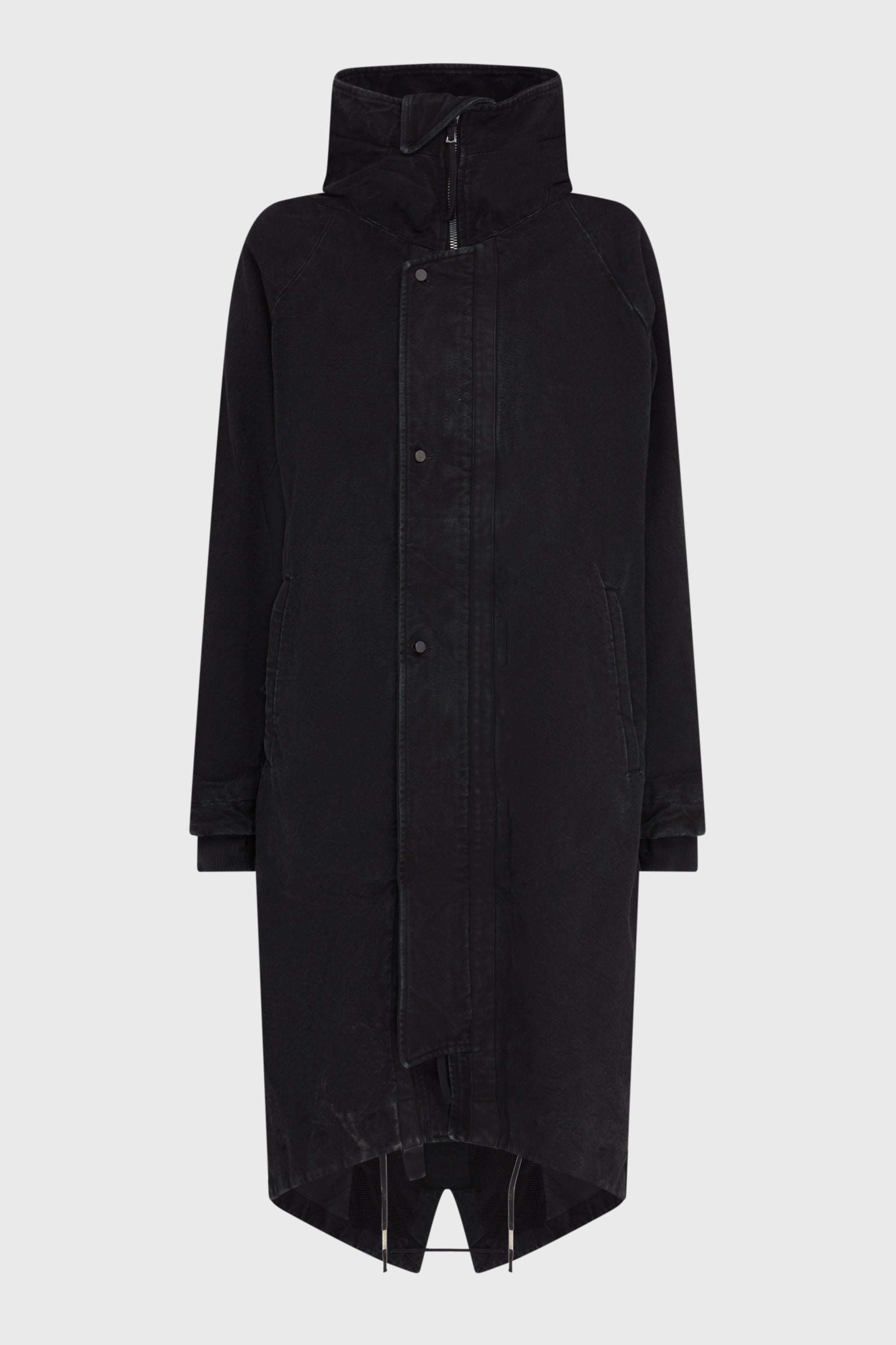 PARKA FISHTAIL 1.2 USED BLACK USED DYED