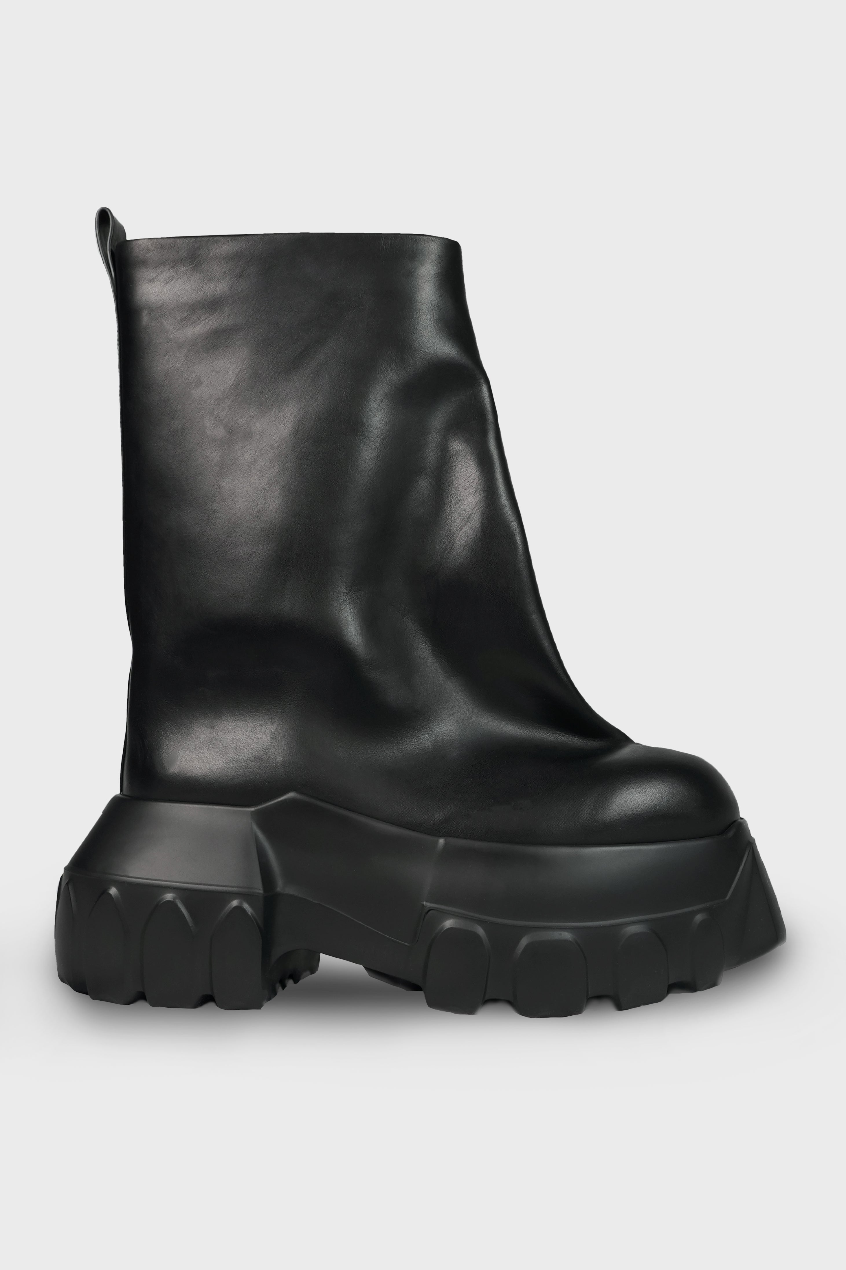 RICK OWENS - FLARED MEGA TRACTOR BLACK – LABSTORE WORLD