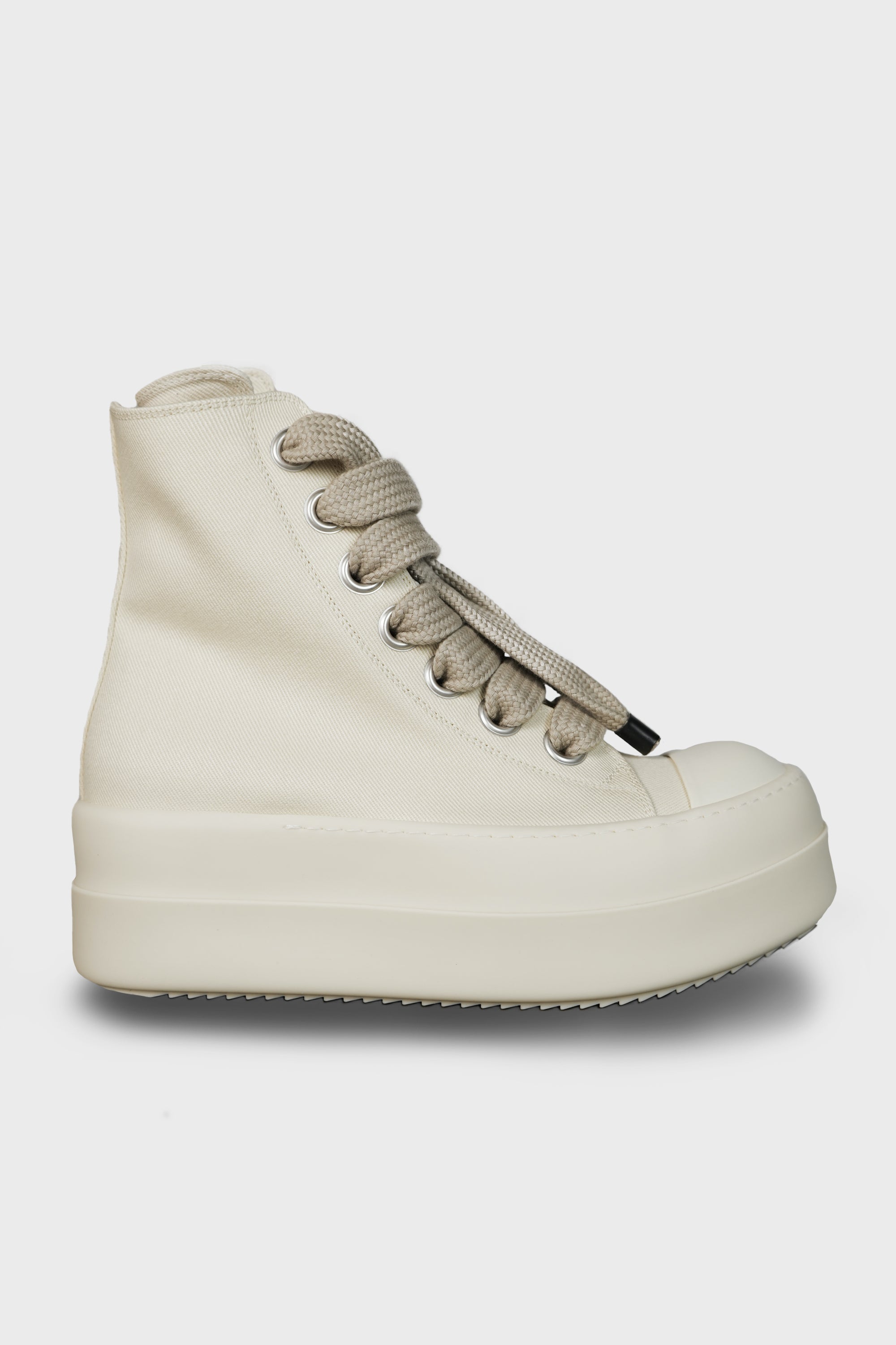 靴 Rick Owens MEGA BUMPER SNEAKS 36 MILK RICK OWENS DRKSHDW - MEGA BUMPER JUMBOLACE SNEAKS MILK/MILK/MILK