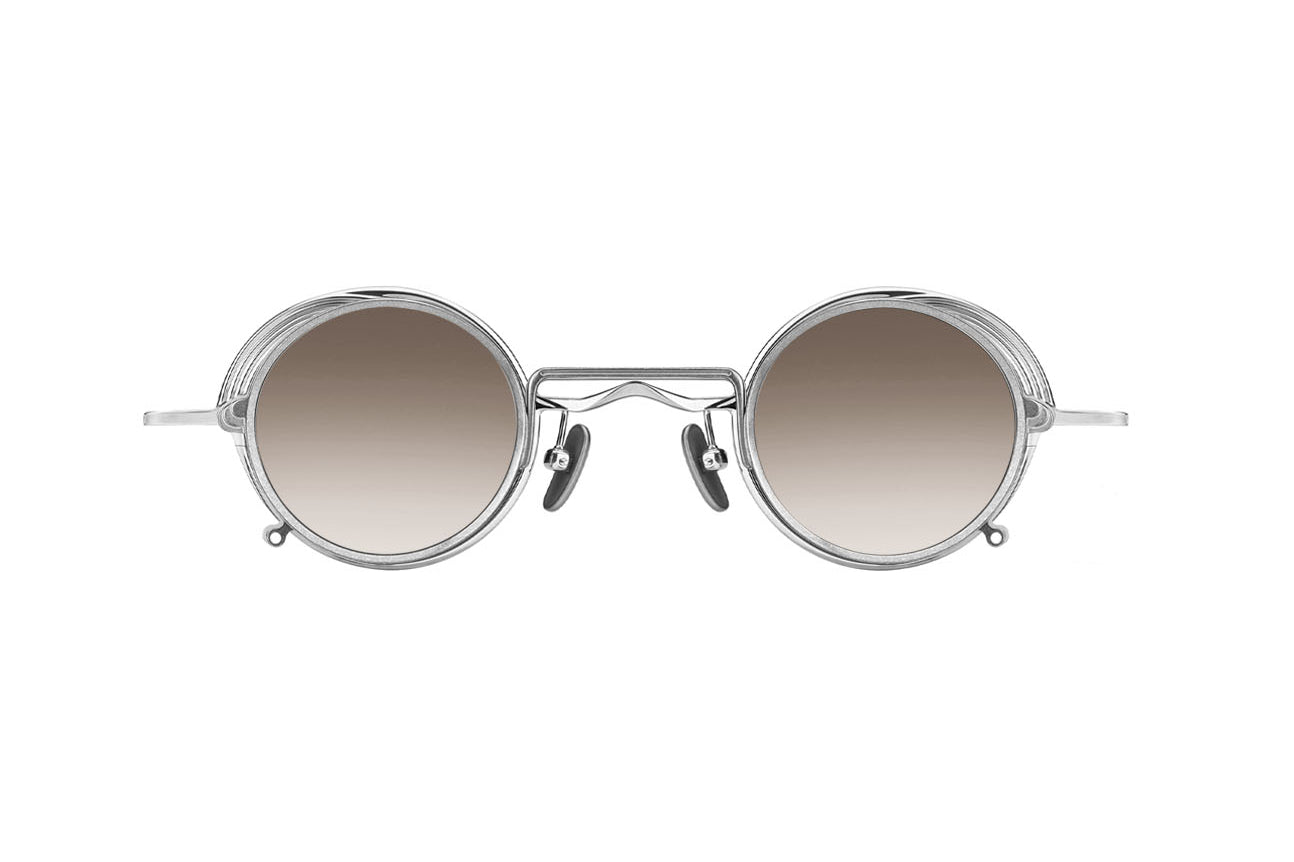 RIGARDS × ZIGGY CHEN - POLISHED + TITANIUM CLIP SUNGLASSES 
