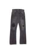 THRASHED FLARE JEANS