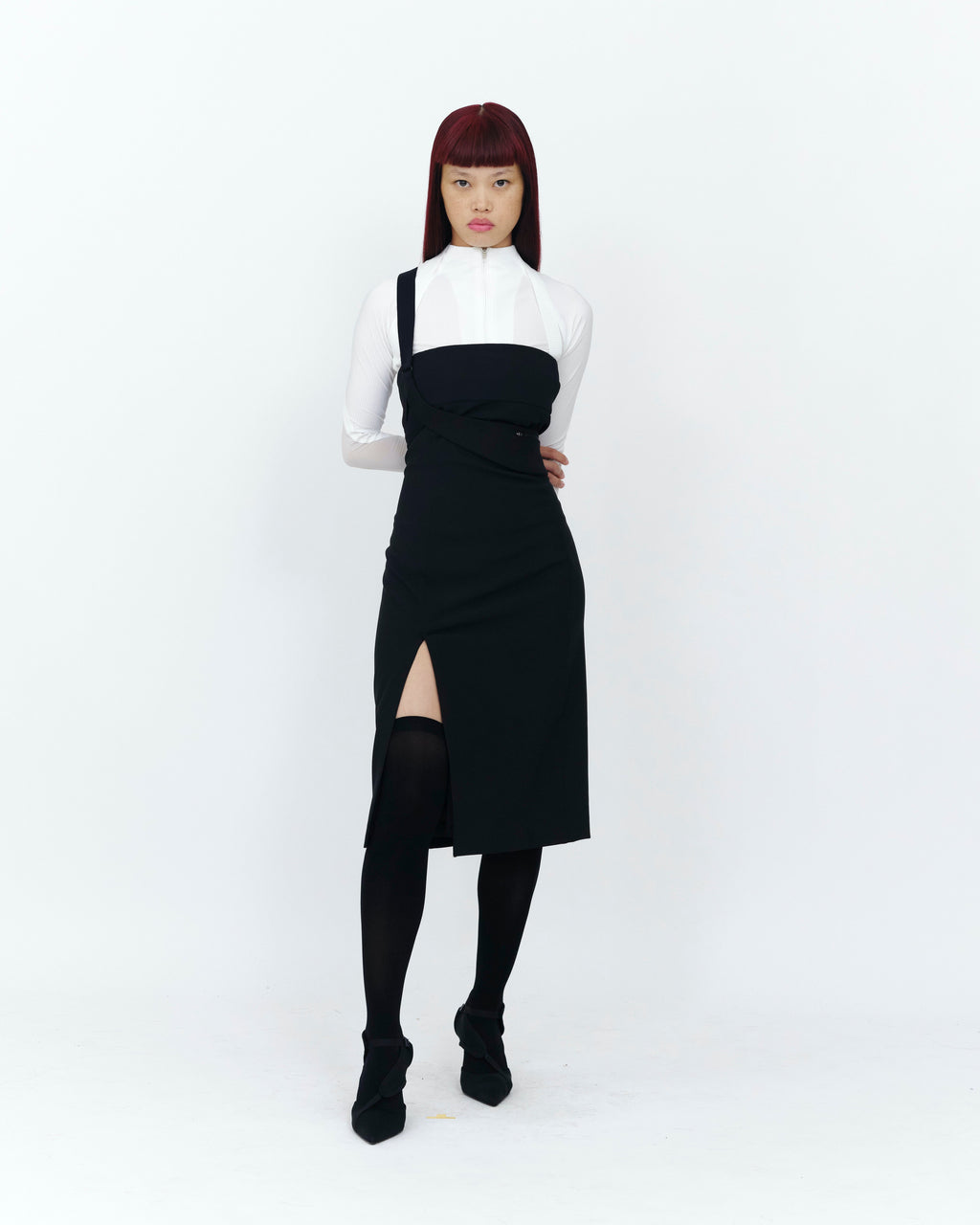 TUBE DRESS W/CINCH BAG