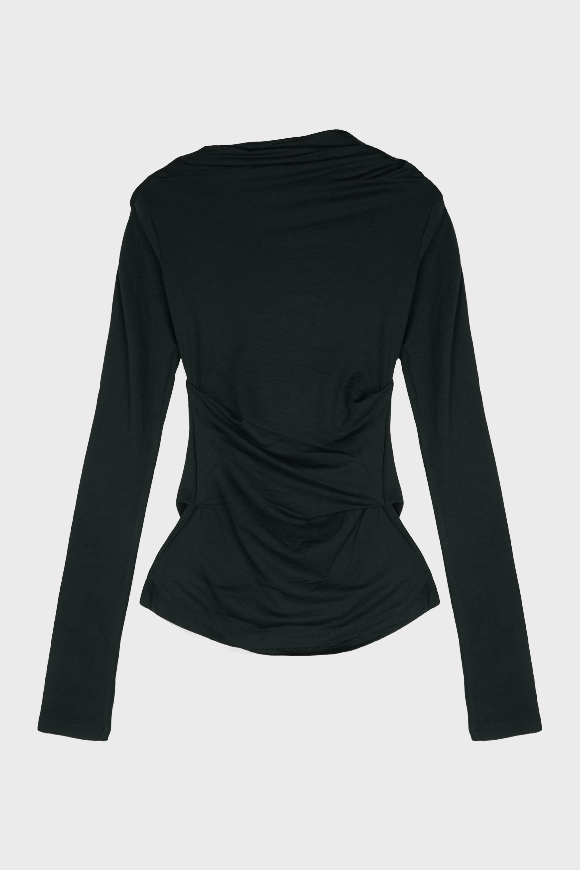 DRAPE TOP BLACK