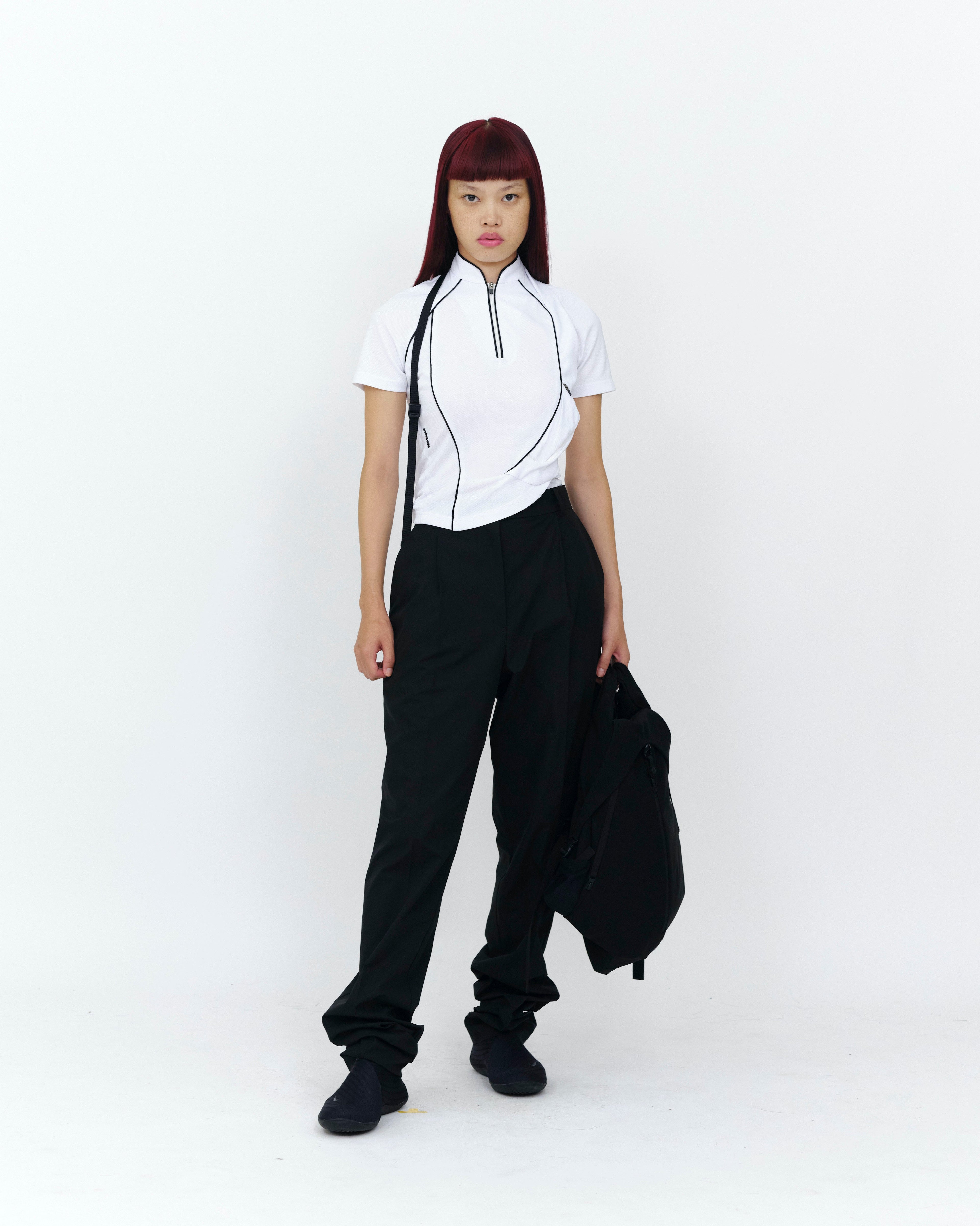 TWISTED TRACK TOP WHITE