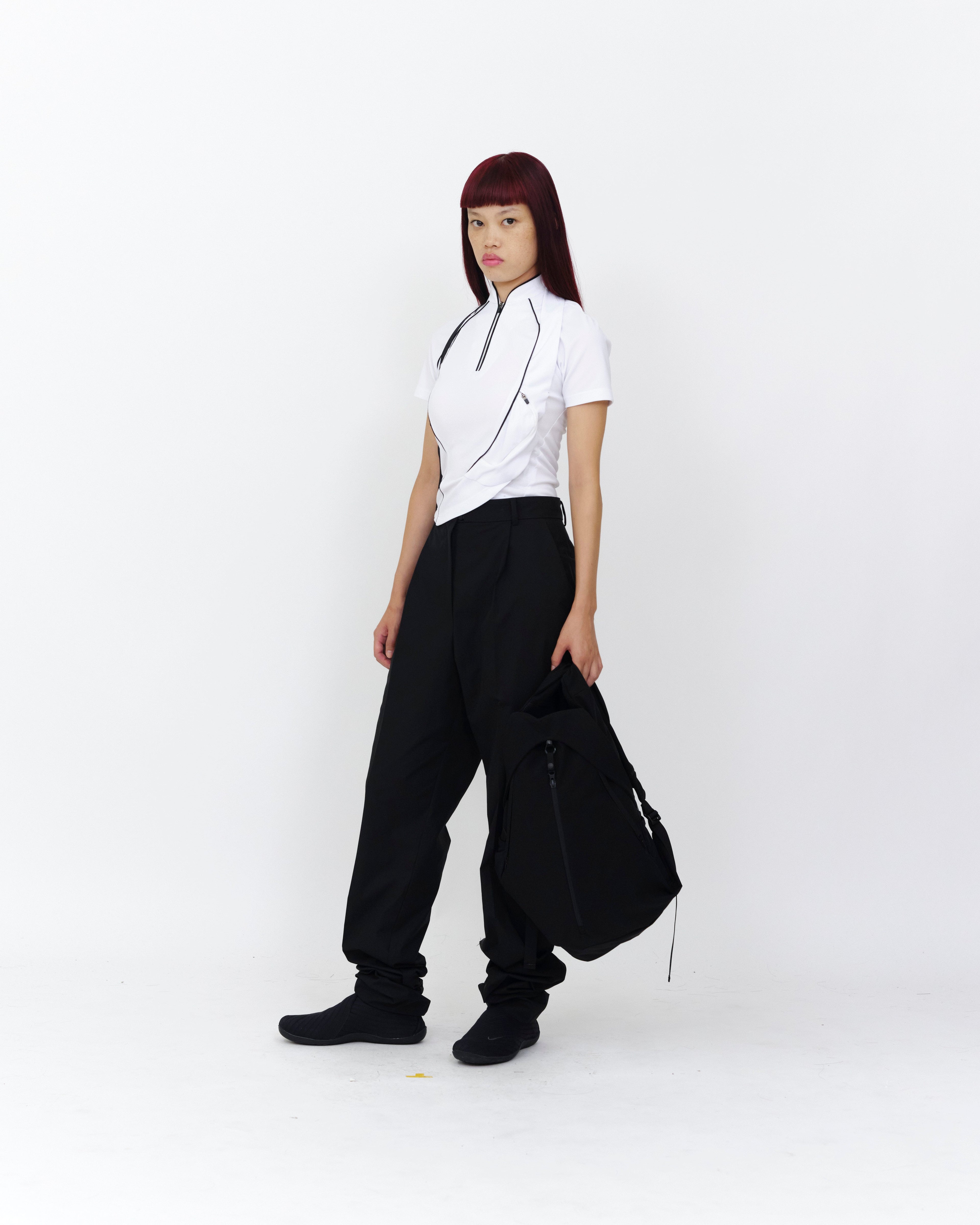 TWISTED TRACK TOP WHITE