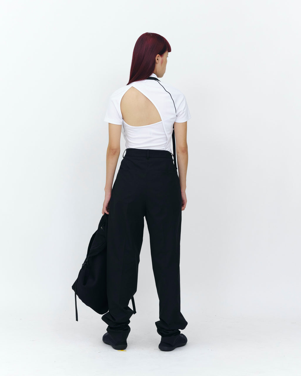 TWISTED TRACK TOP WHITE