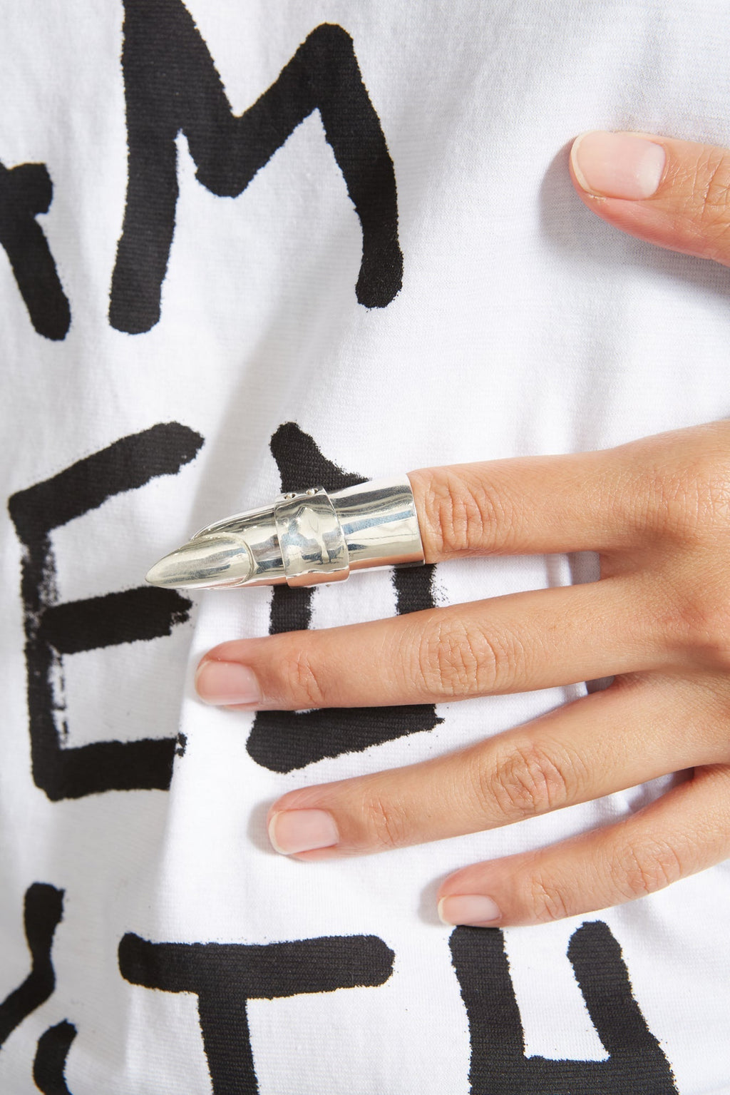 FINGERTIP WITH JOINT RING LONG NAIL