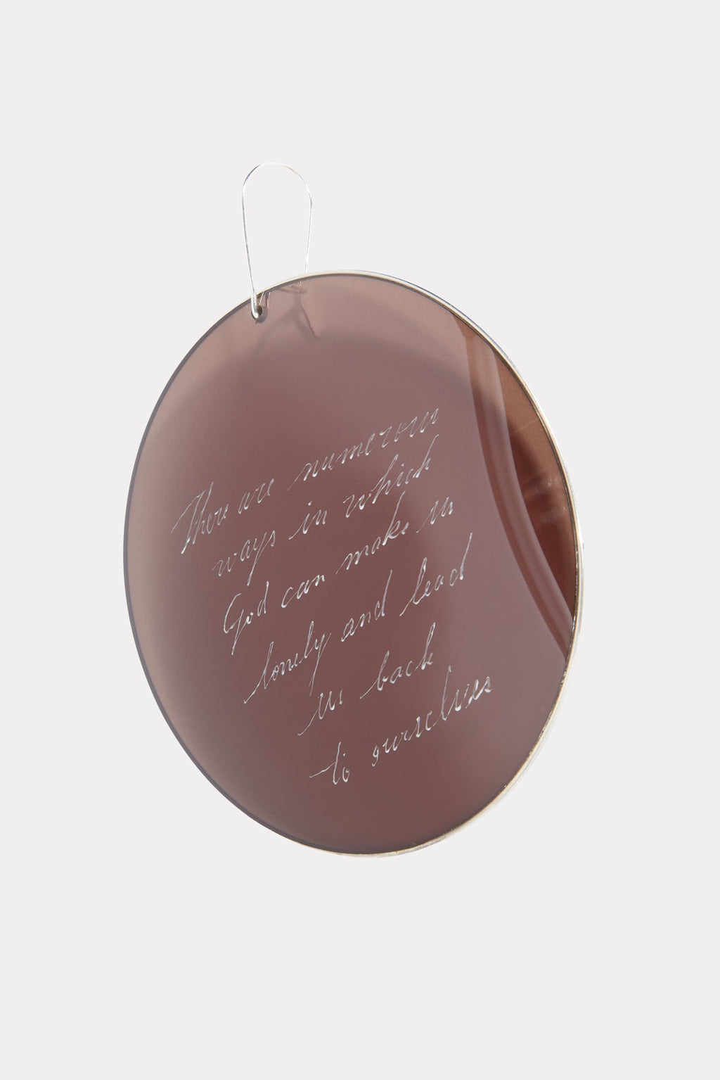 Brown Message Earring