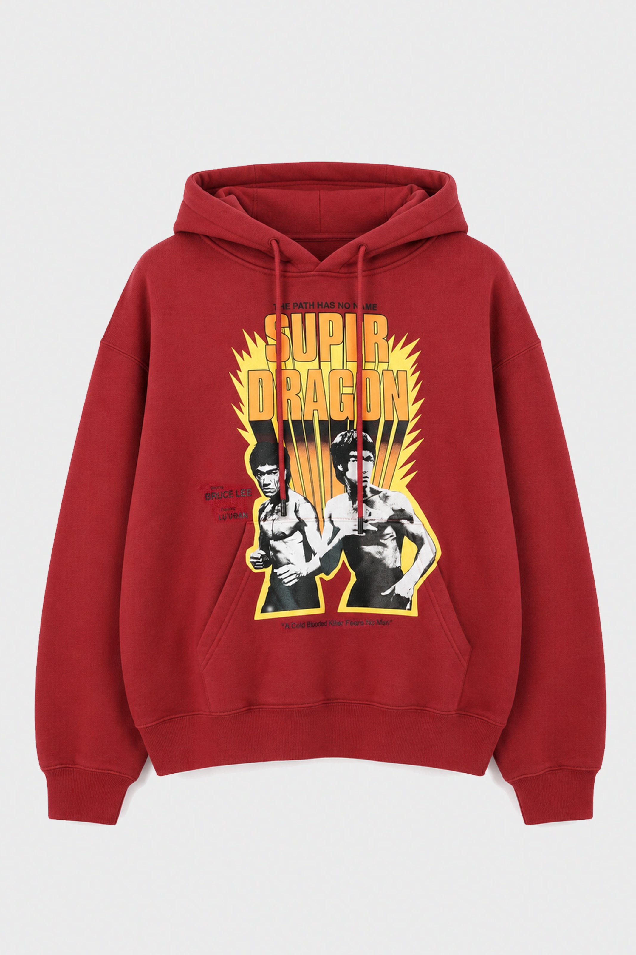 HEAVY WEIGHT GYM HOODIE CHILLI