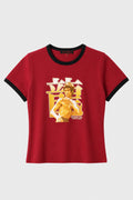 RINGER TEE CHILLI