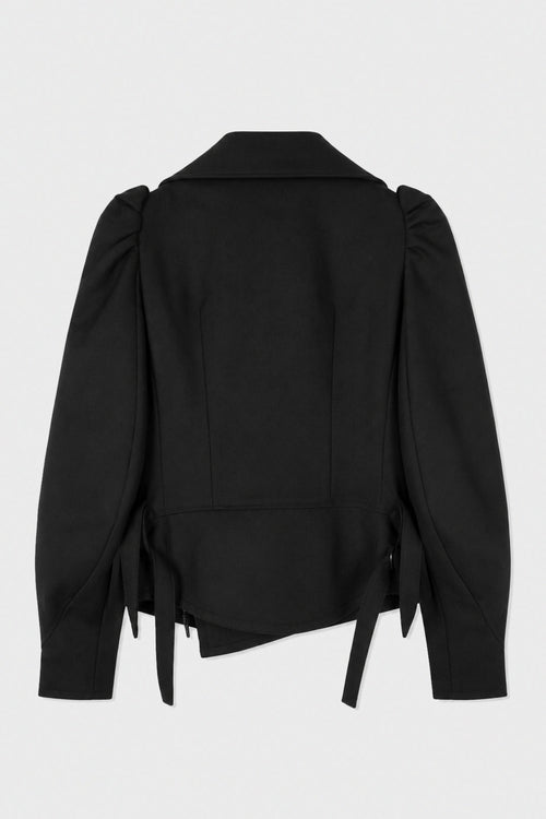BIG LAPEL BIKER JACKET