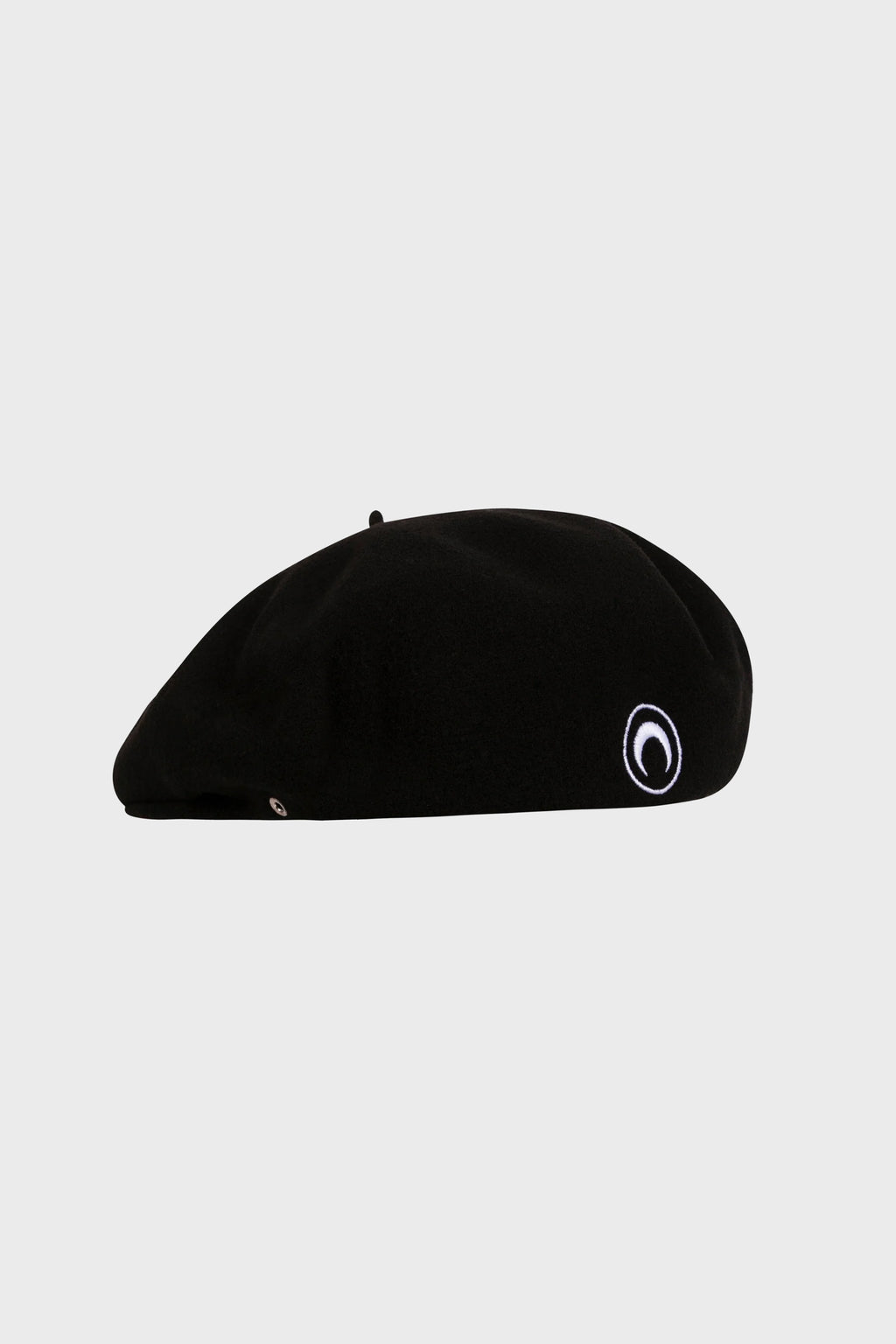 MOON WOOL BERET BLACK