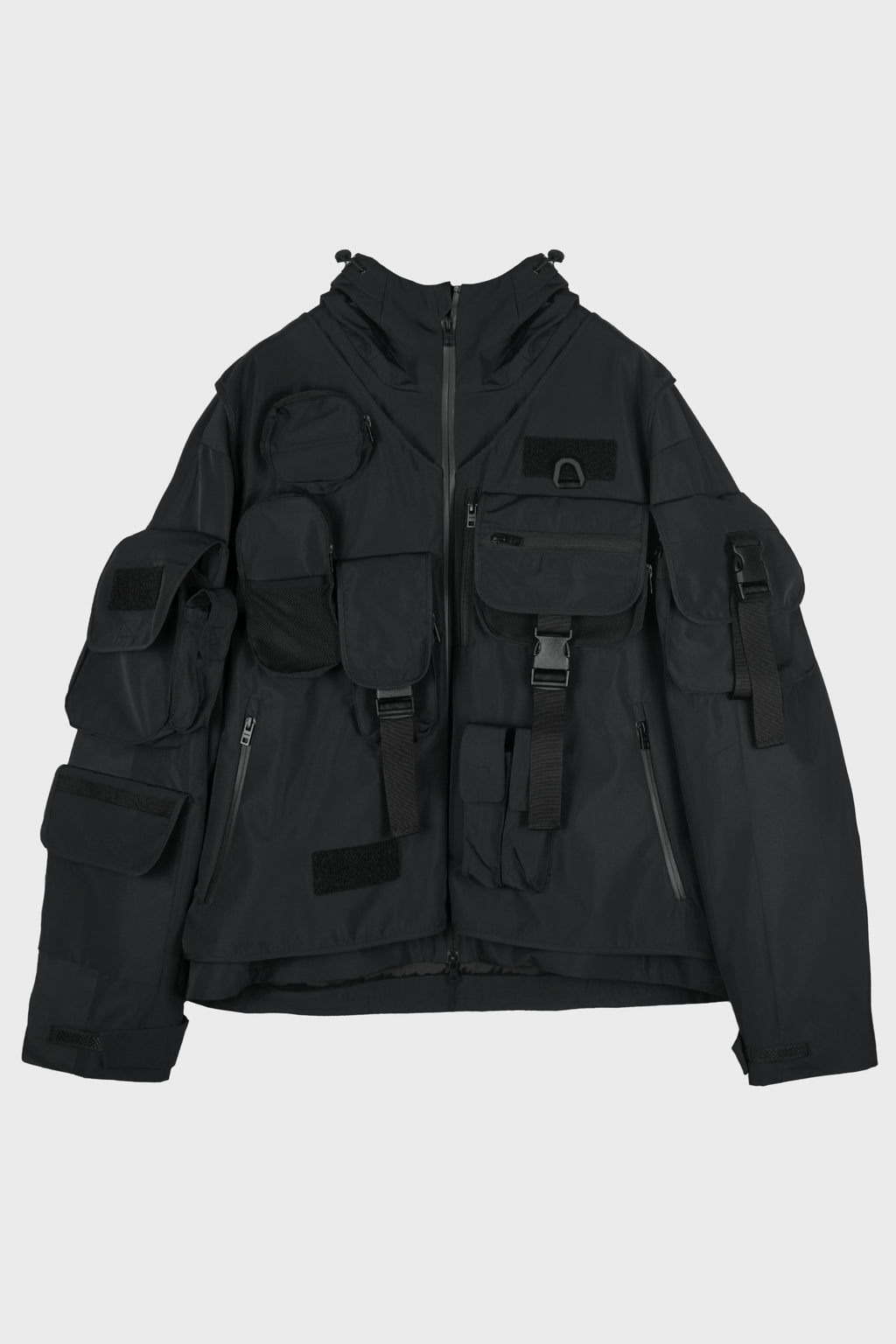 MILITARY SHELL JACKET BLACK
