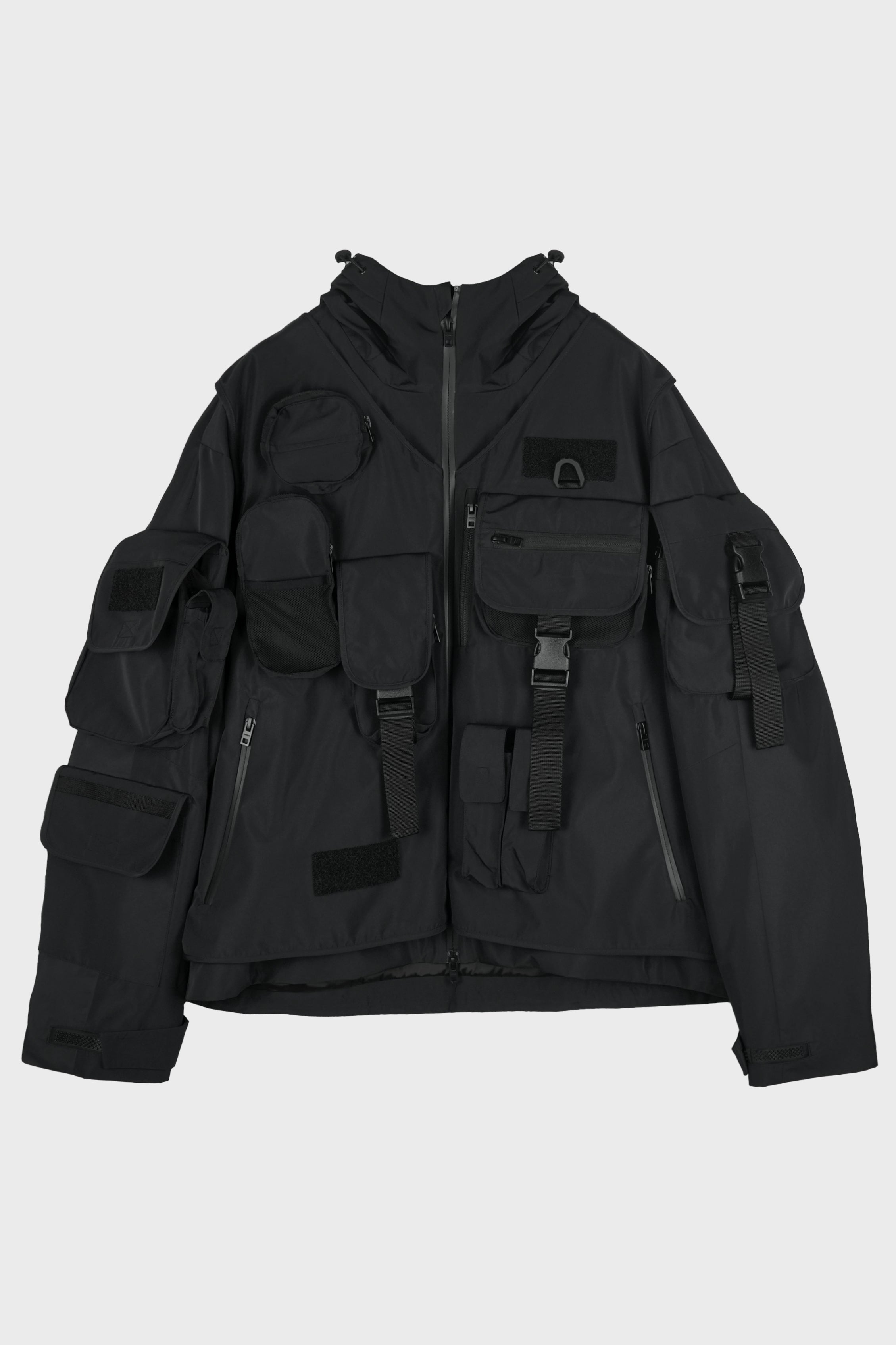 MILITARY SHELL JACKET BLACK