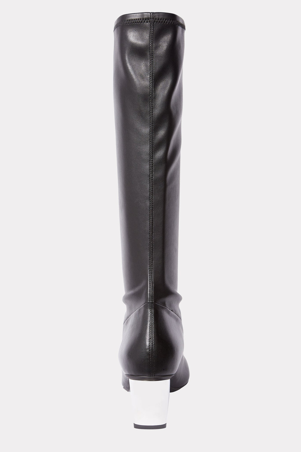 BLACK KNEE-HIGH SLICER BOOTS