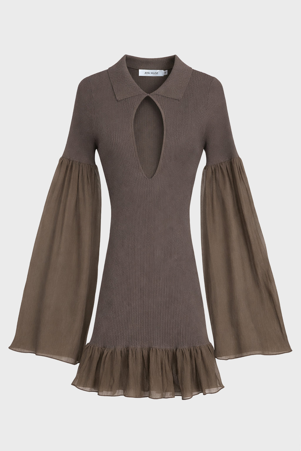 RIVE DRESS CHESTNUT