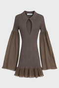RIVE DRESS CHESTNUT