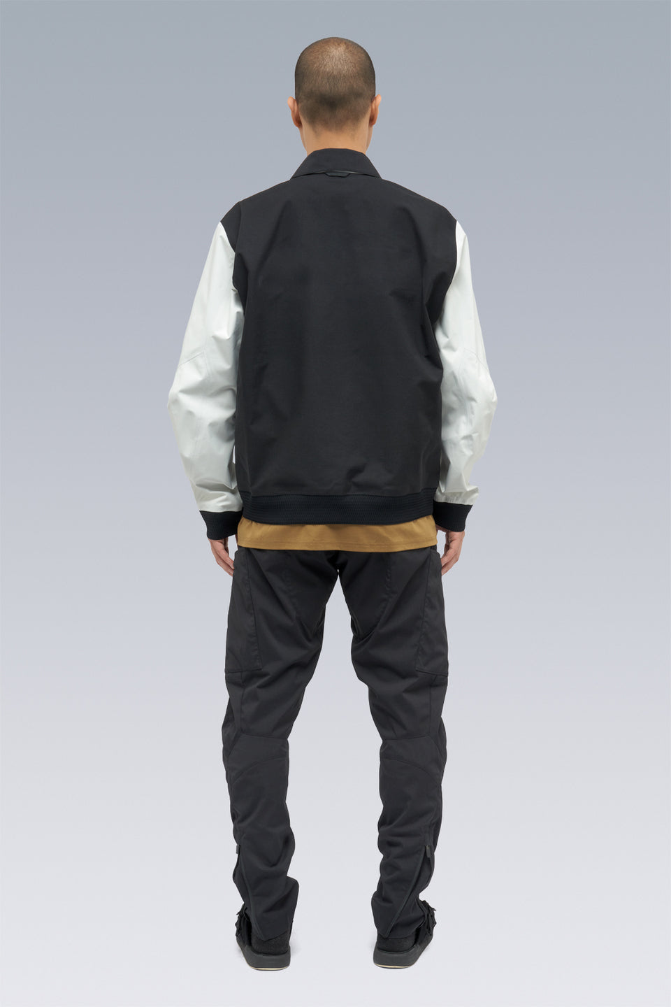 J94-VT 3L Varsity Jacket - BLACK/WHITE