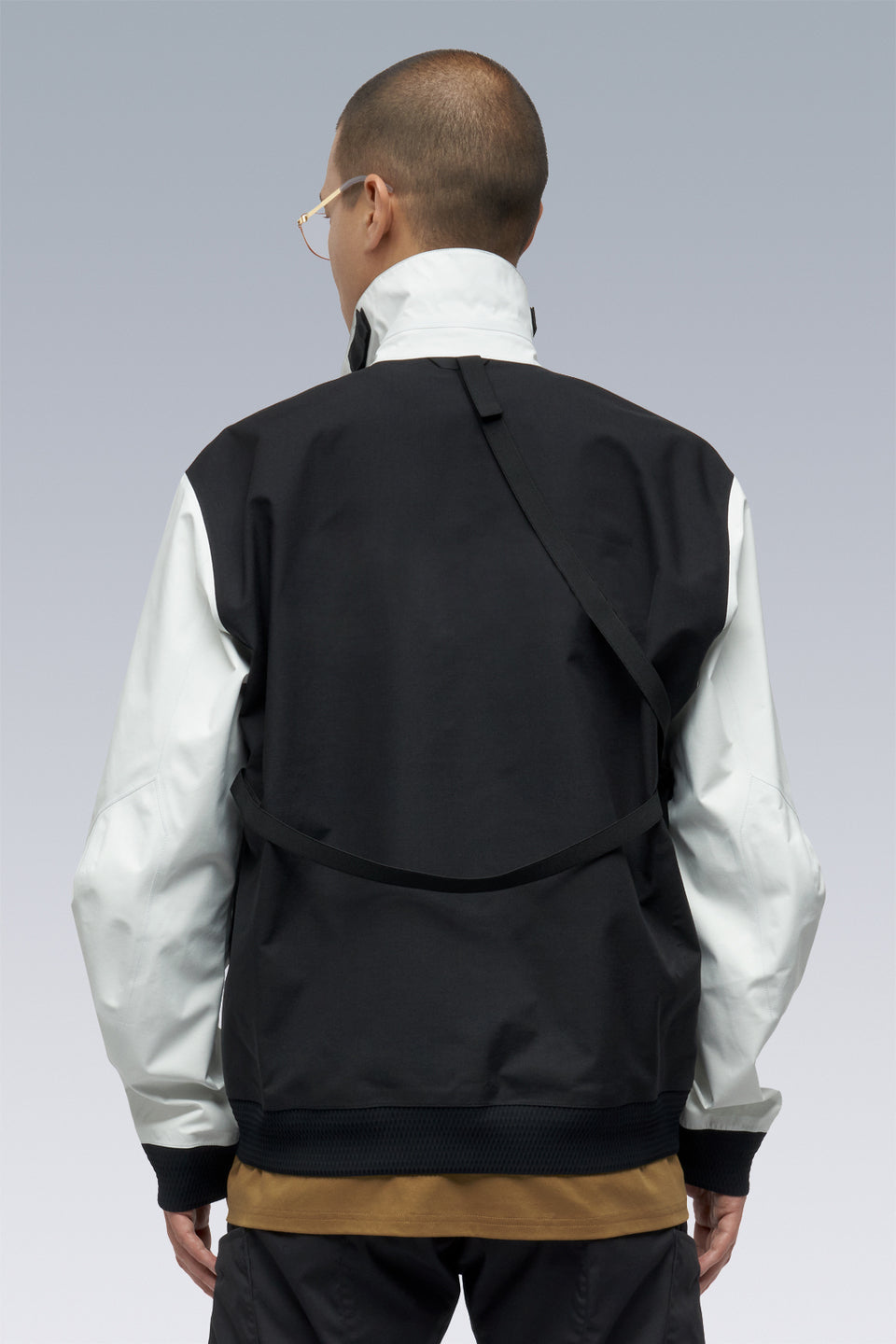 J94-VT 3L Varsity Jacket - BLACK/WHITE