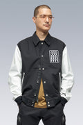 J94-VT 3L Varsity Jacket - BLACK/WHITE