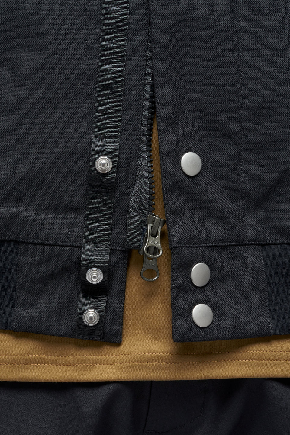 J94-VT 3L Varsity Jacket - BLACK/WHITE