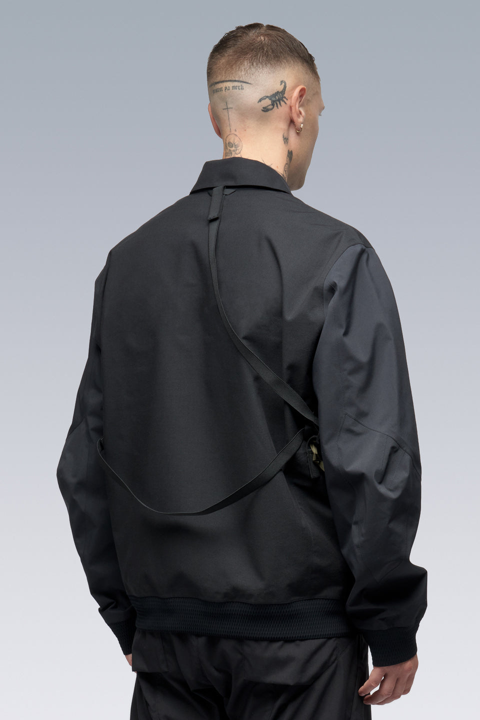 J94-VT 3L Varsity Jacket - BLACK/BLACK