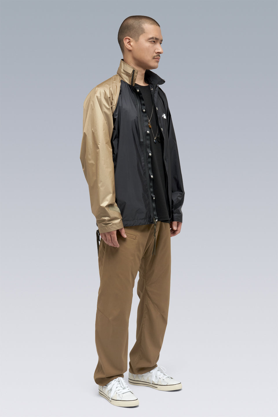 J95-WS 2L Gore-Tex Infinium™ Windstopper® Jacket - Black/Khaki