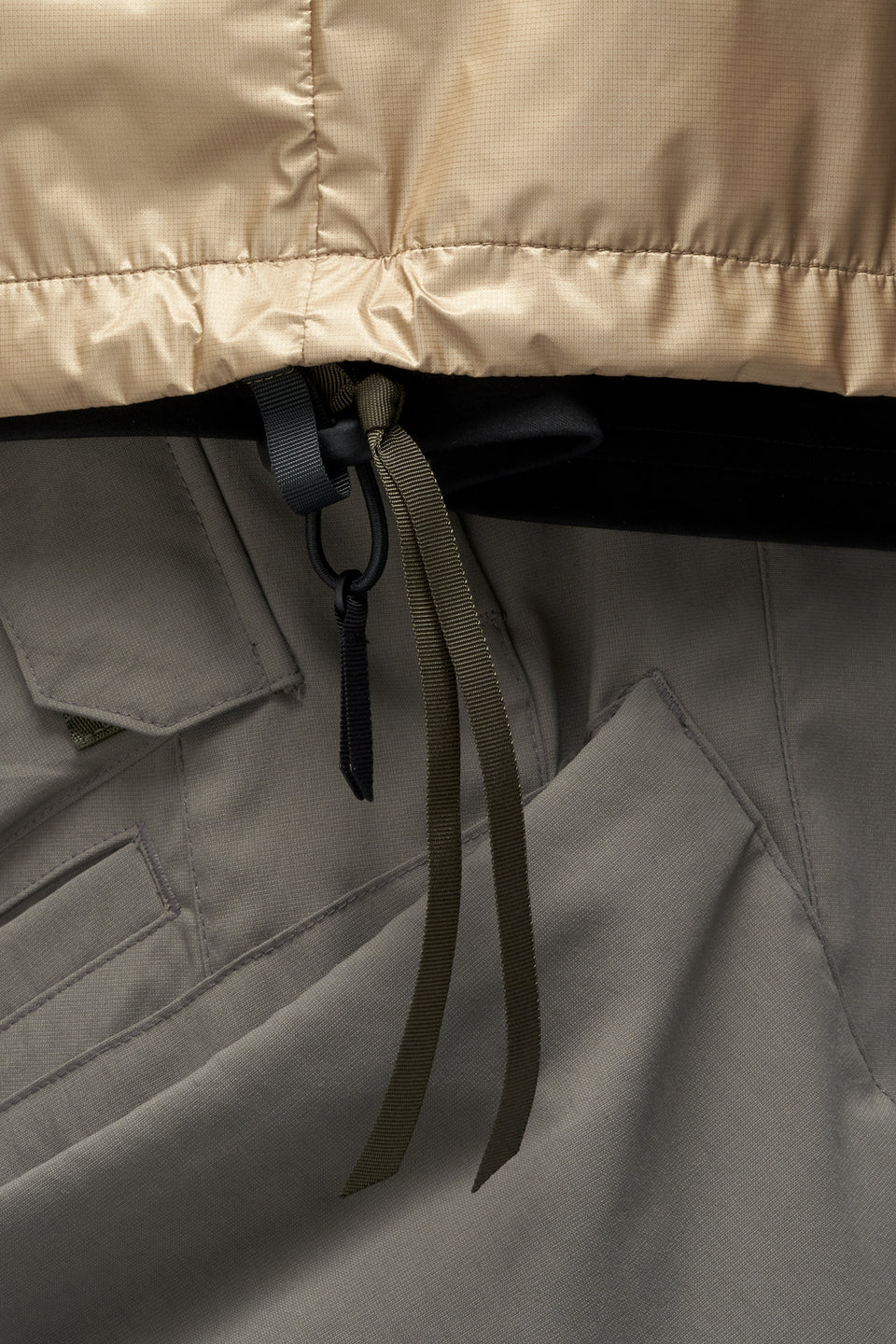 J95-WS 2L Gore-Tex Infinium™ Windstopper® Jacket - Black/Khaki