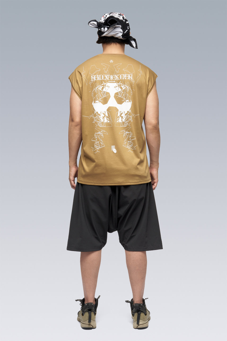 S25-PR-B 100% Cotton Mercerized Sleeveless T-shirt - Coyote