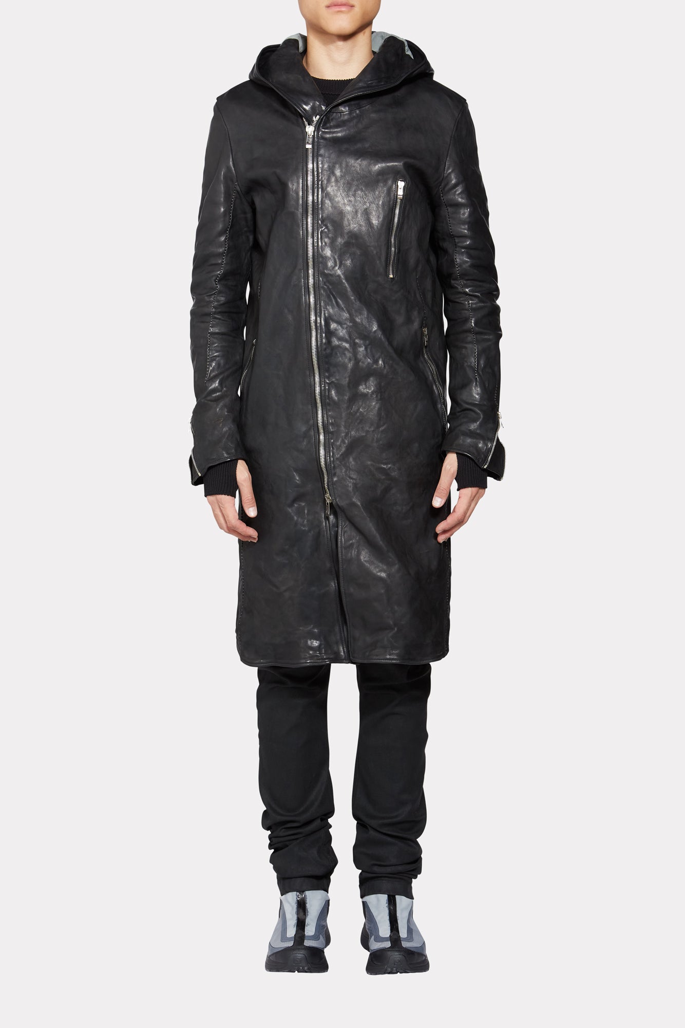 Incarnation - Hooded Horse Leather Coat – LABSTORE WORLD