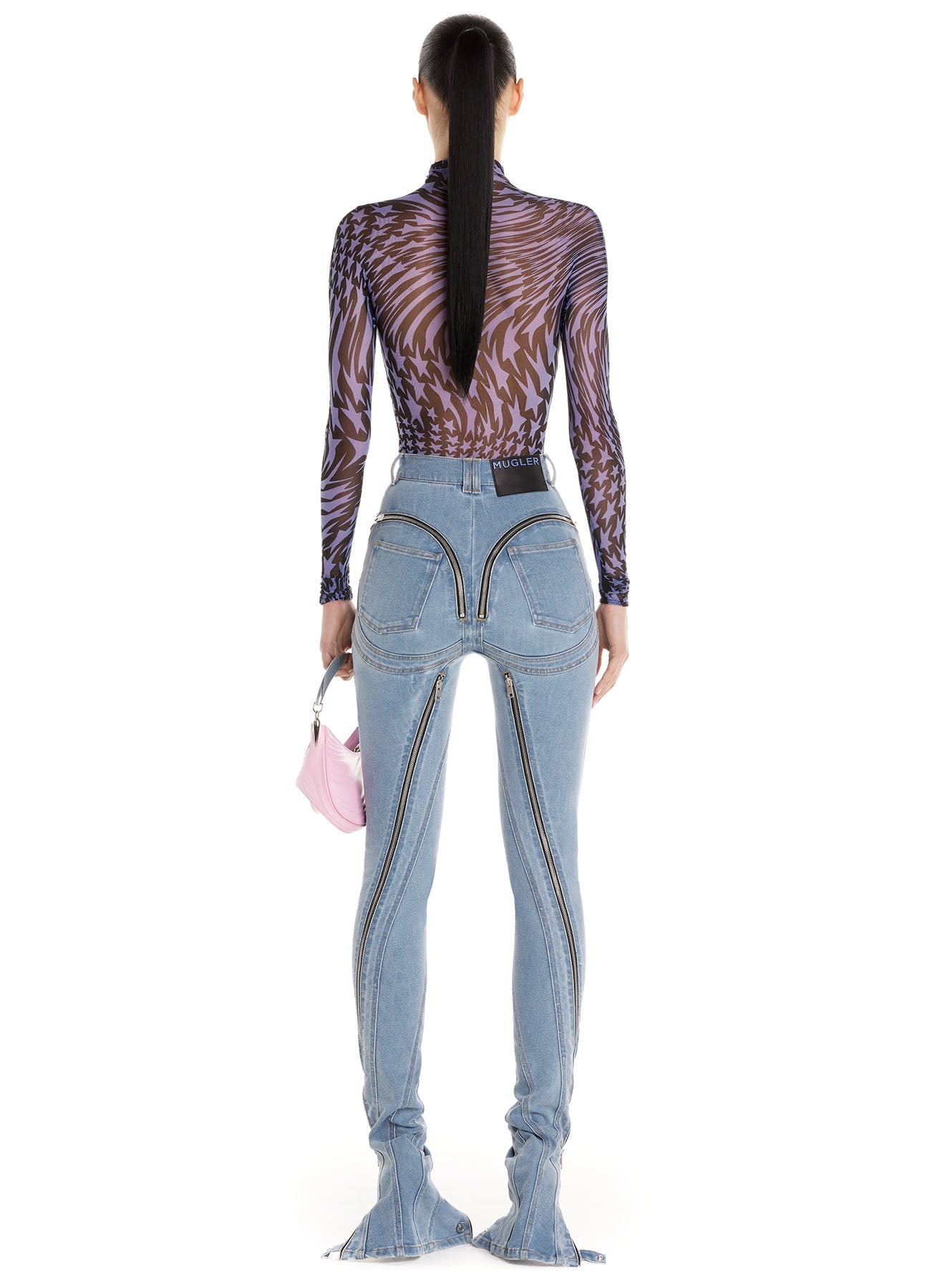 MUGLER - ZIPPED SPIRAL JEANS – LABSTORE WORLD
