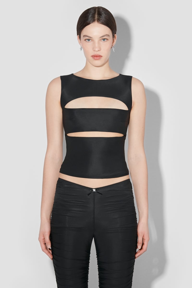 ELENA TANK TOP BLACK