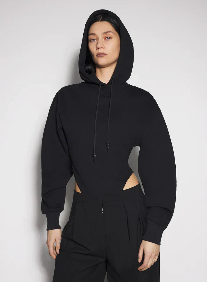 FLEECE HOODIE BODYSUIT