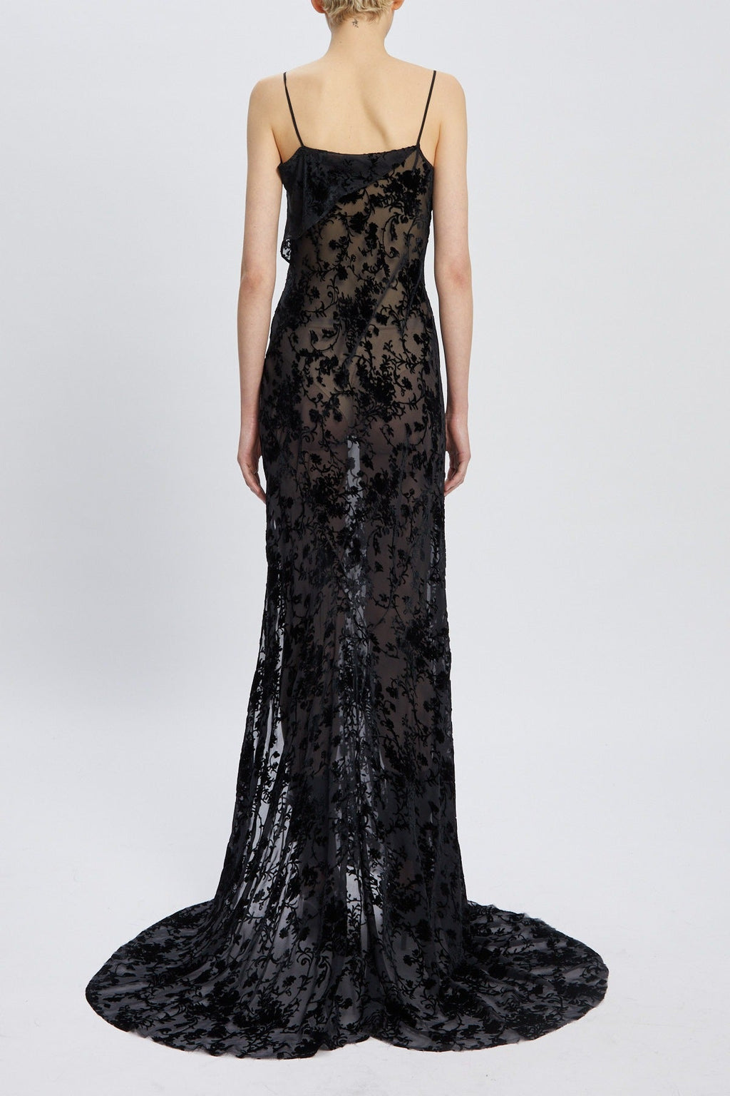 AARICIA LONG BIAS SLIP DRESS