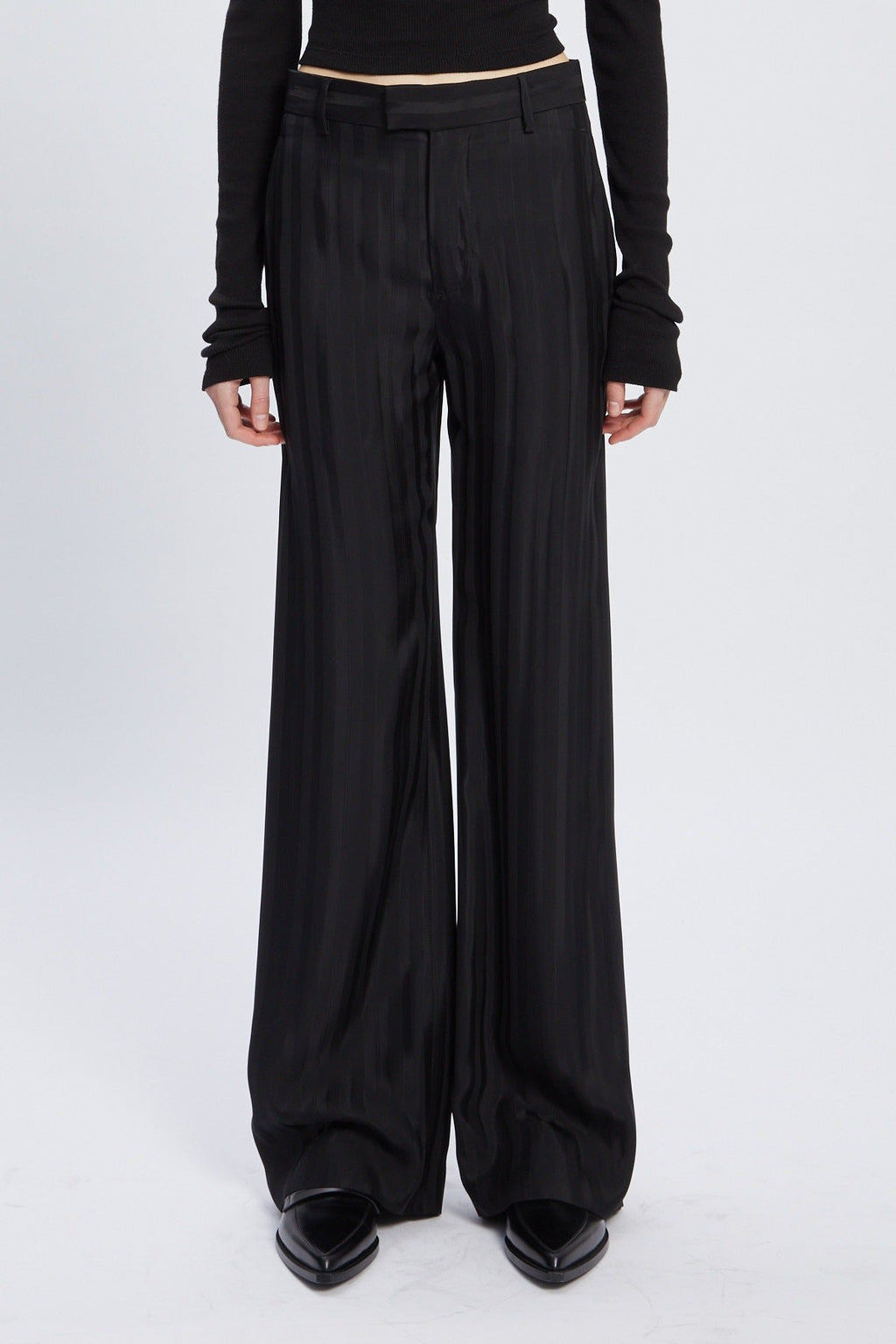 MAAIKE FLARED LEG COMFORT TROUSERS