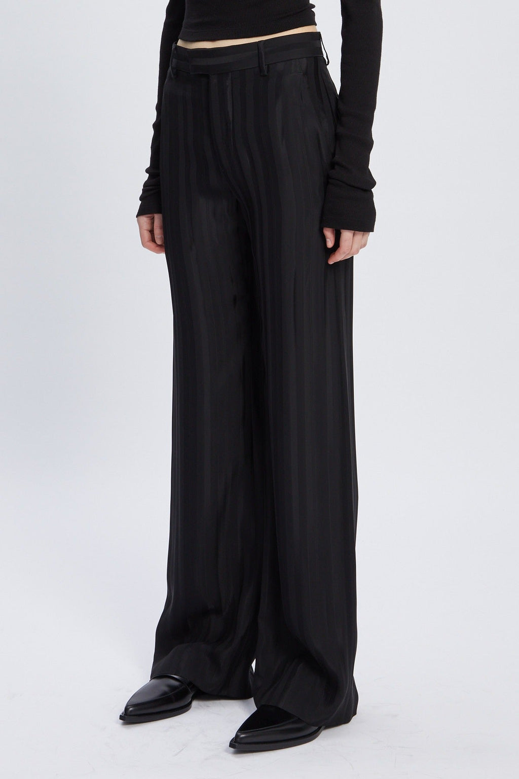 MAAIKE FLARED LEG COMFORT TROUSERS