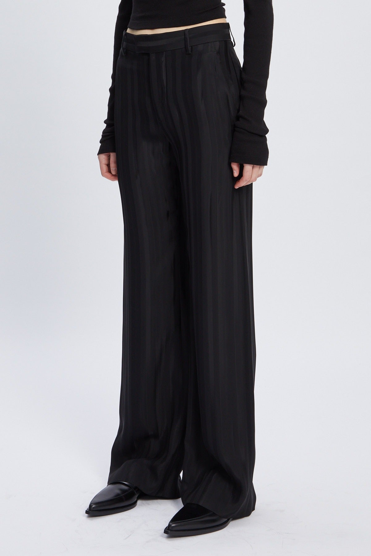 MAAIKE FLARED LEG COMFORT TROUSERS