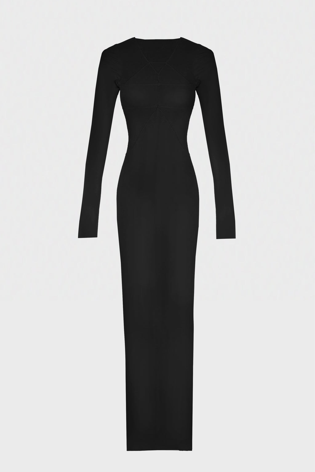 TEMPLE GOWN BLACK