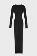 TEMPLE GOWN BLACK