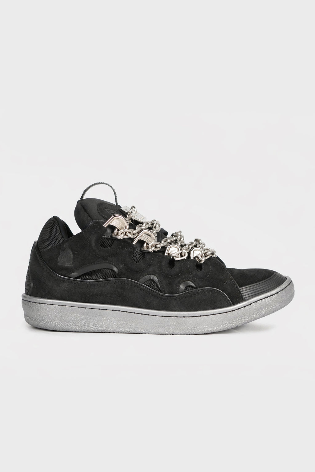 CURB SNEAKERS BLACK/SILVER