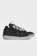 CURB SNEAKERS BLACK/SILVER