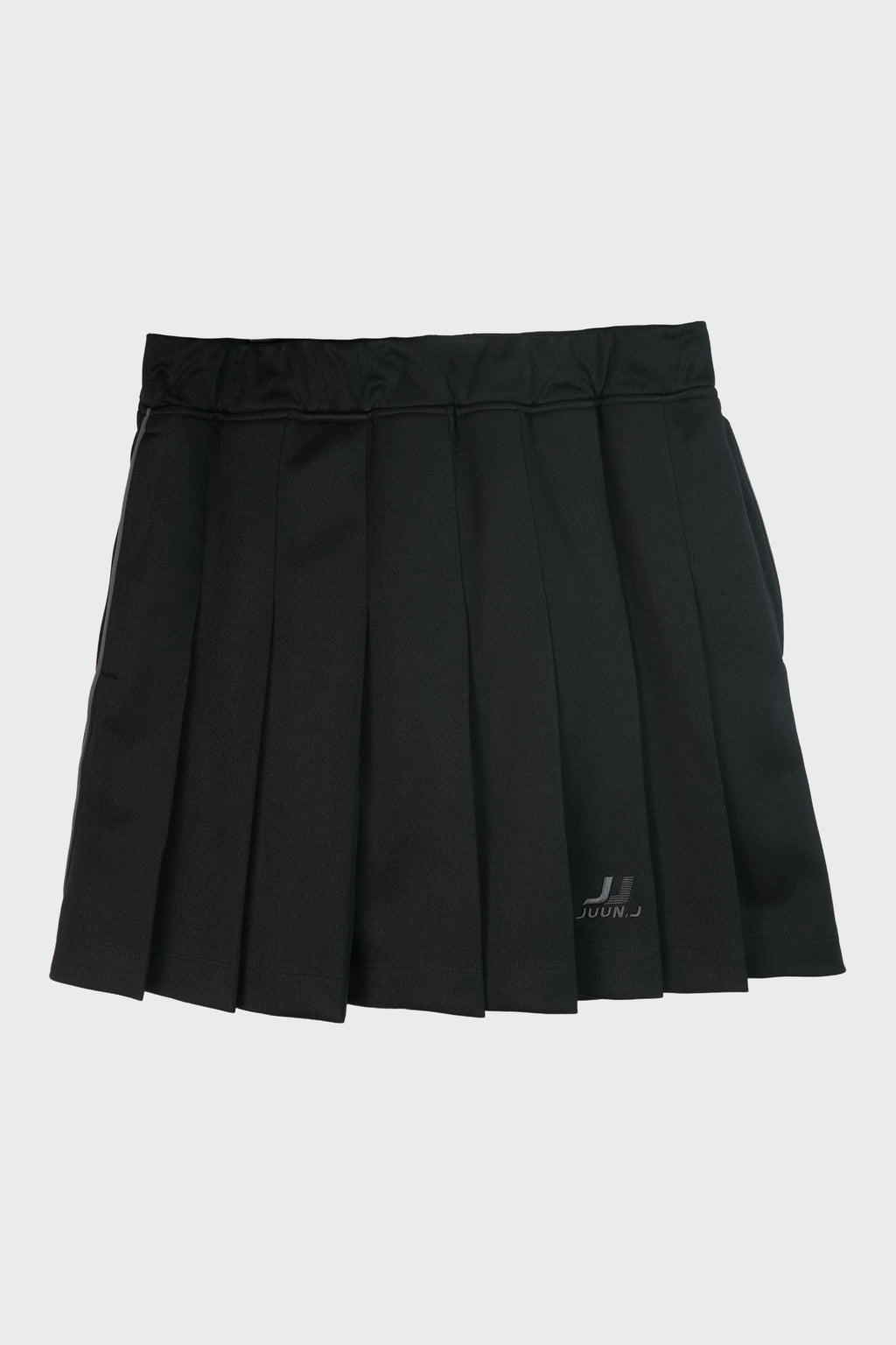 TRACK JERSEY PLEATED SKIRT