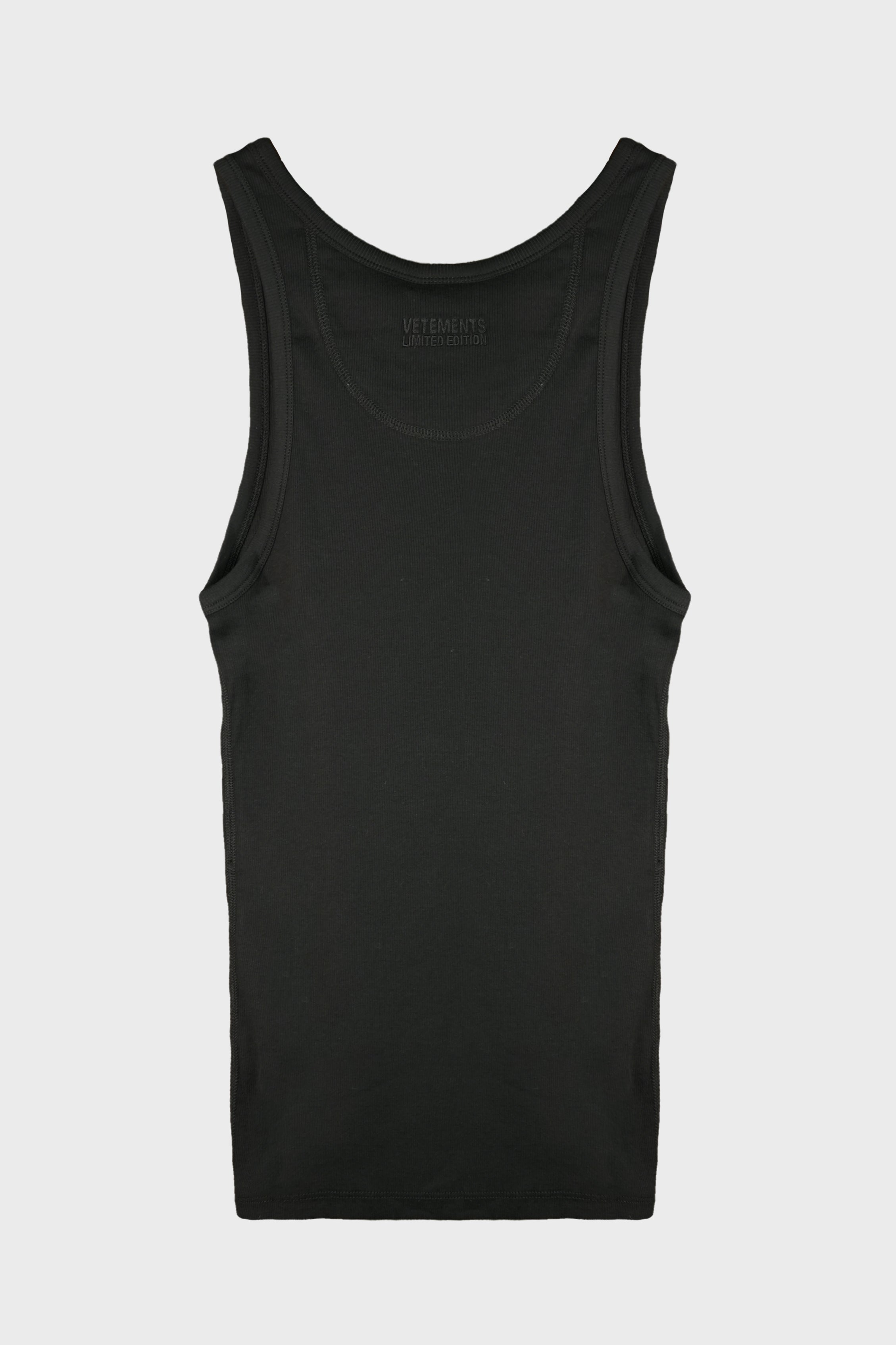 BIKER CROSS LOGO TANKTOP BLACK