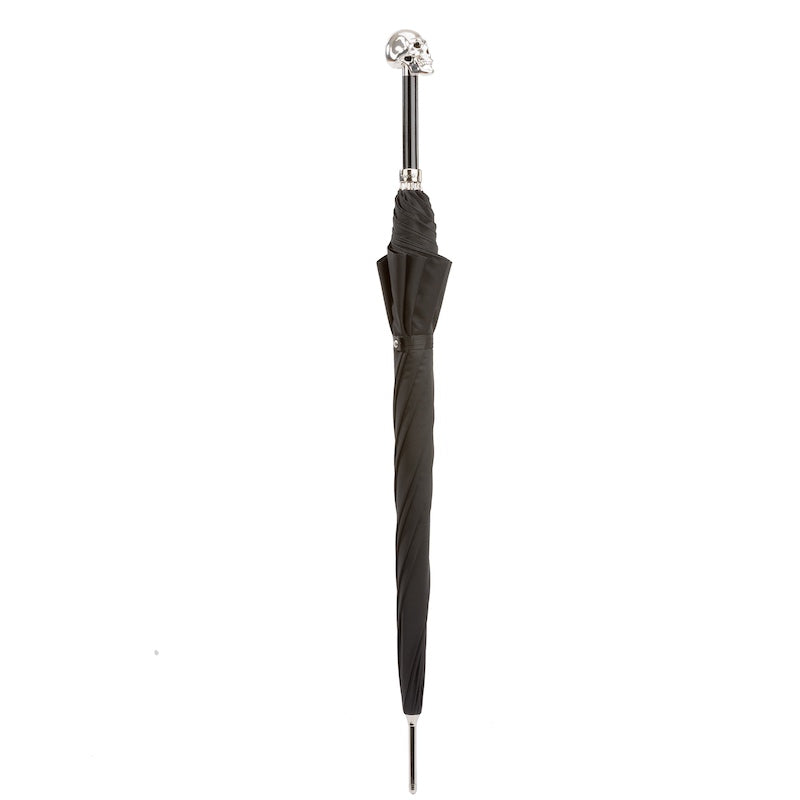 SILVER SKULL UMBRELLA