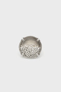 MENA MEDAILLON RING FILLED WITH LITTLE BALLS