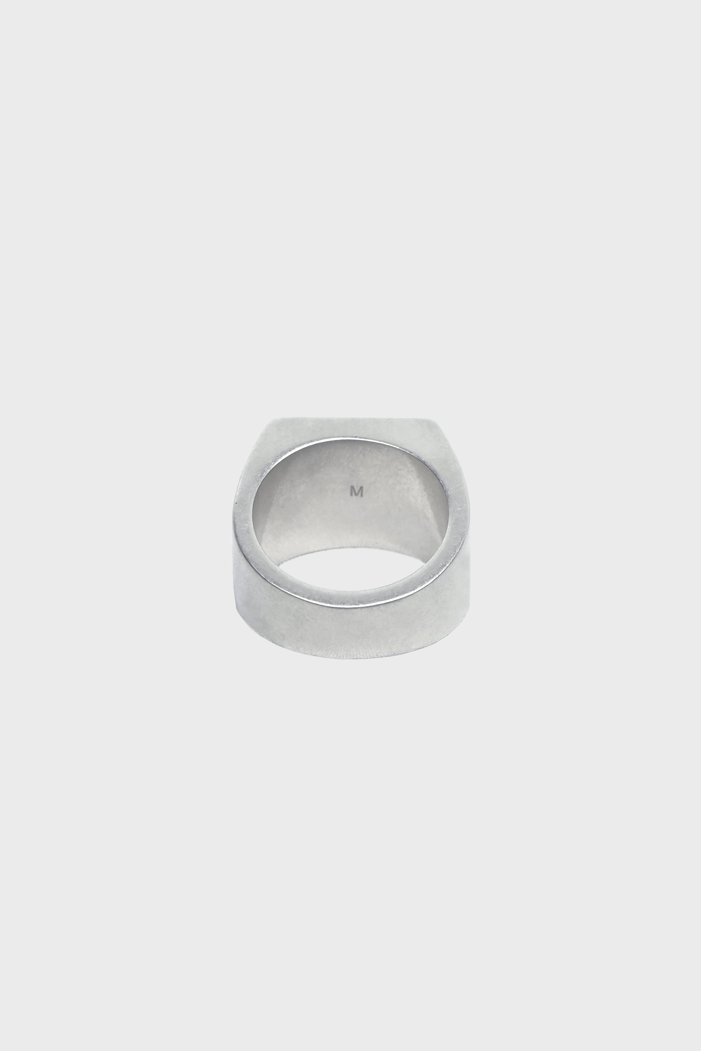 BOXING LOGO SIGNET RING