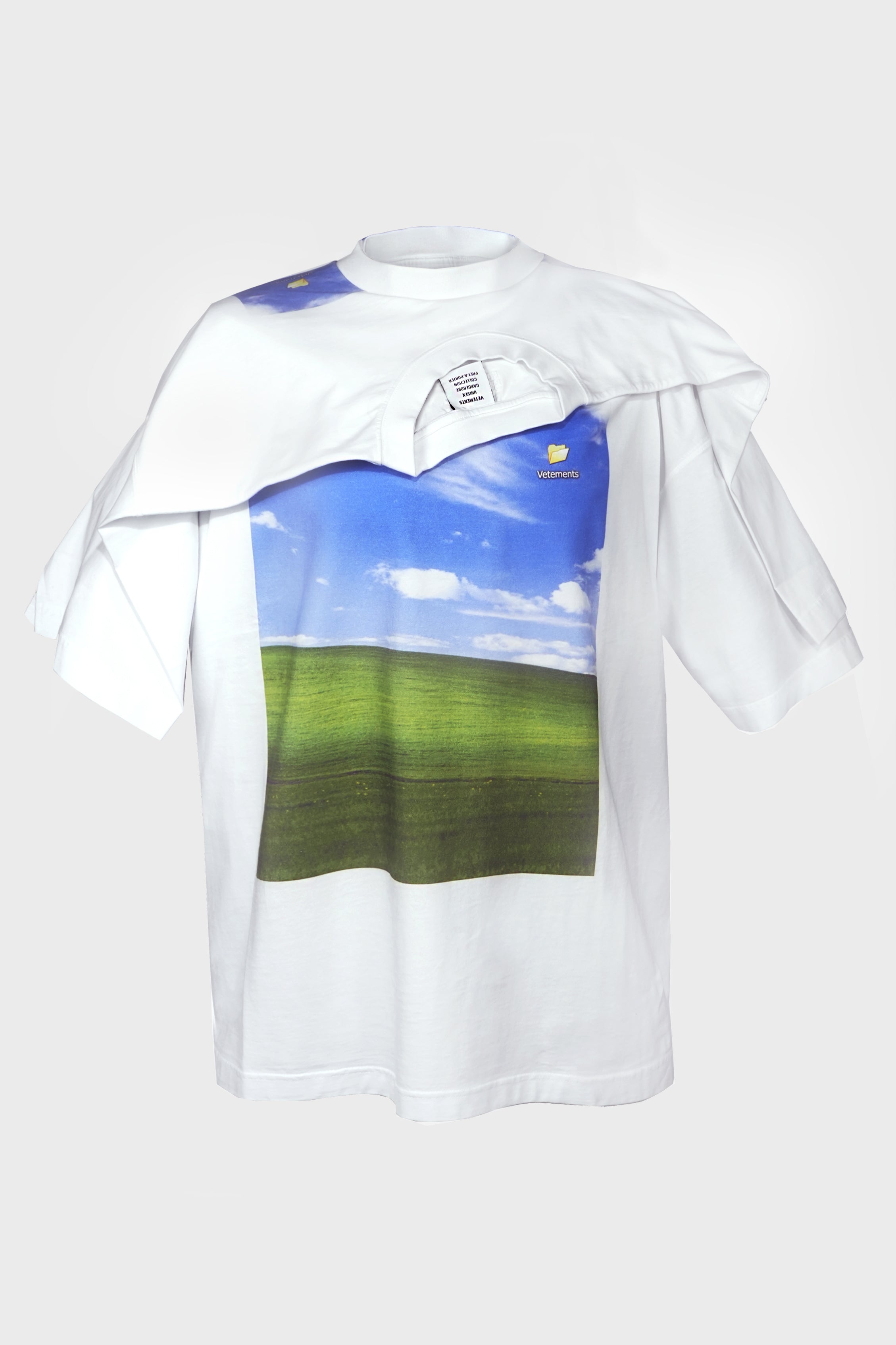 DESKTOP DOUBLE LAYERED T-SHIRT