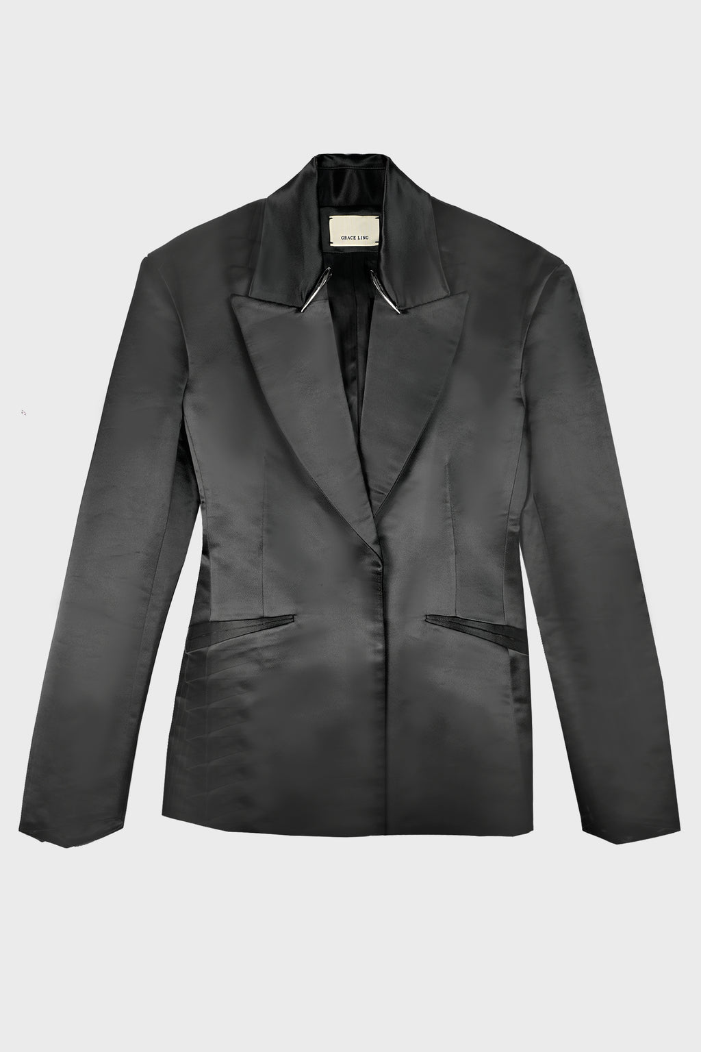 FANGS BLAZER (LIQUID SATIN)
